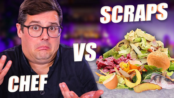 Can a Chef Make Amazing Dishes from Scraps? | Food Scrap Challenge