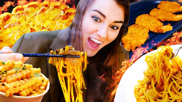 Spicy Street Food Challenge in Sichuan, China! (Pizza Hut and Giant Pandas!)